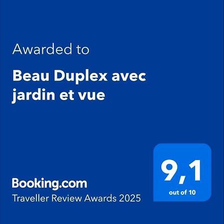 Beau Duplex Avec Jardin Et Vue Apartment Lyon Luaran gambar