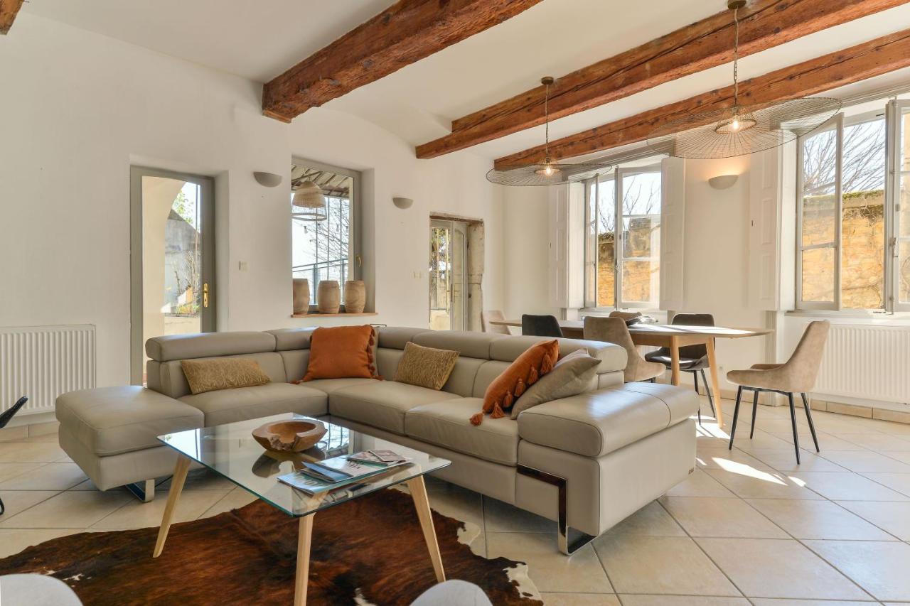 Beau Duplex Avec Jardin Et Vue Apartment Lyon Luaran gambar
